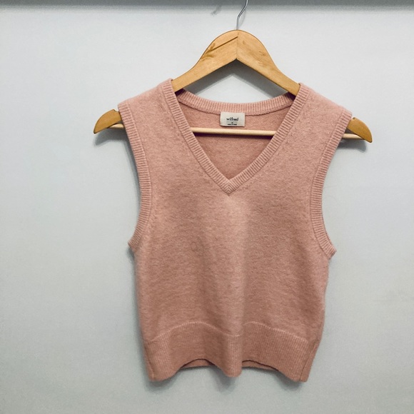 Wilfred cashmere/wool blend sweater vest size M - Picture 2 of 2